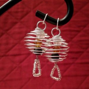 NEW!* Spiral Ball Earrings